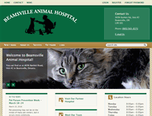 Tablet Screenshot of beamsvilleanimalhospital.com